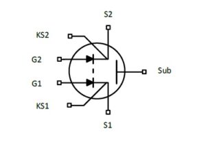 Figure 1: The CoolGaN BDS 650 V G5 is a five-terminal device (Source: Infineon Technologies AG).