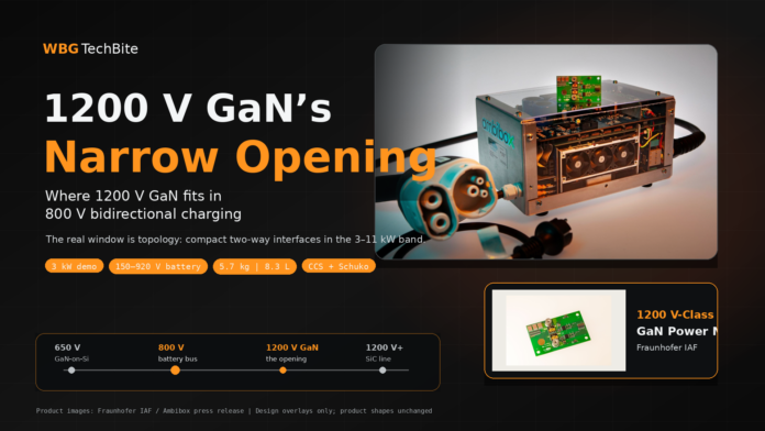 1200 V GaN bidirectional charging cover image