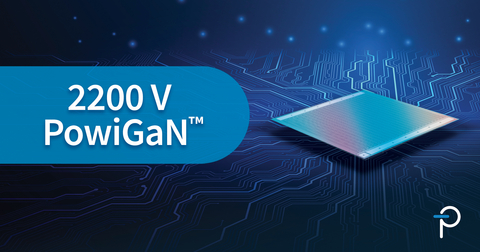 Power Integrations Debuts Industry-First 2,200 V GaN Technology